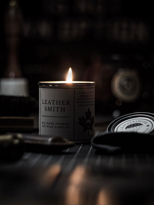 8OZ LEATHERSMITH CANDLE