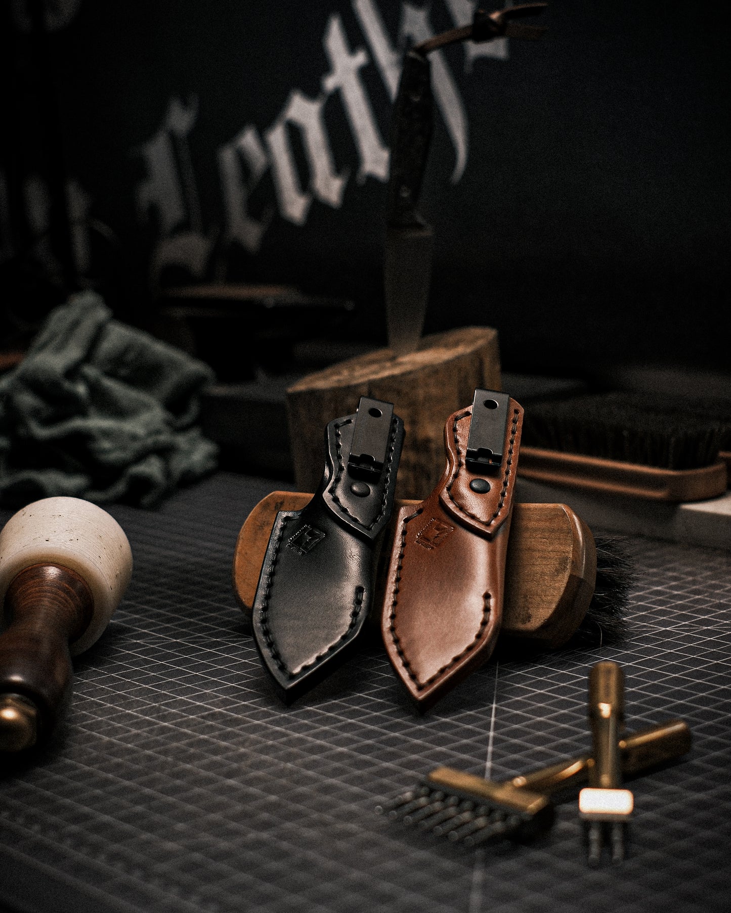 CUSTOM FIXED BLADE SHEATHS