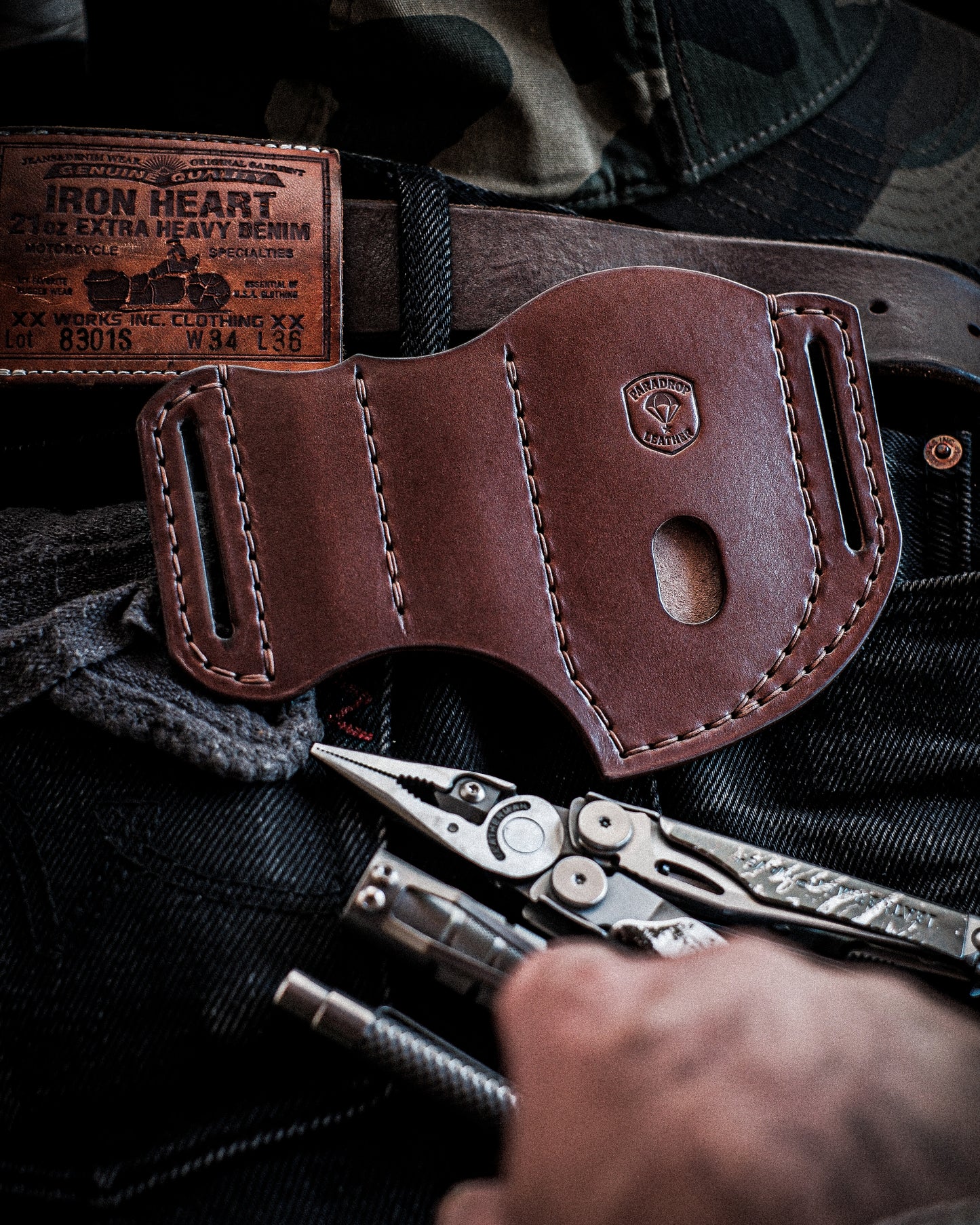 *MADE-TO-ORDER* FABRI - (LIGHT/MULTI-TOOL/PEN) BELT ORGANIZER